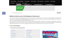 Desktop Screenshot of cours-gratuit.com